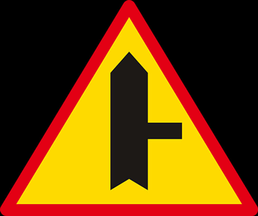 Side Road Traffic Sign