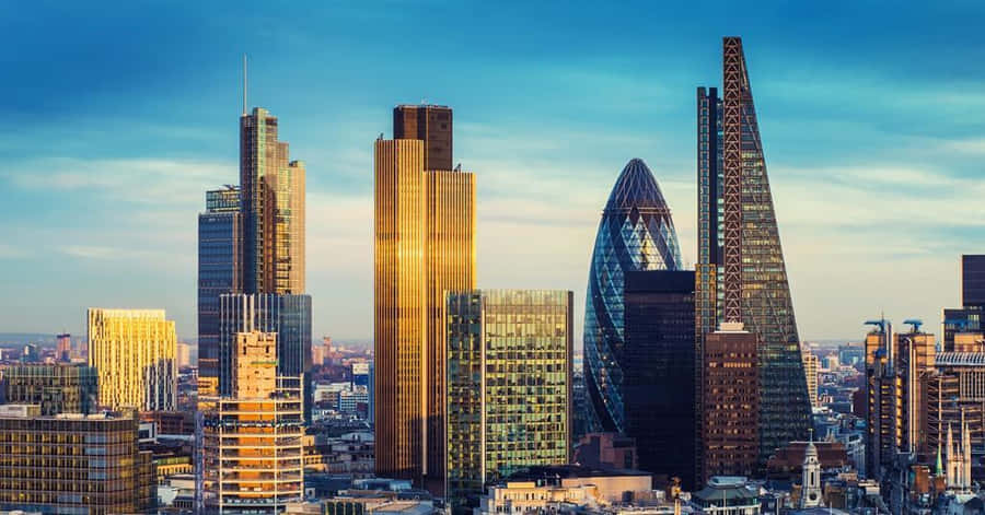 London Skyline Goldene Stunde