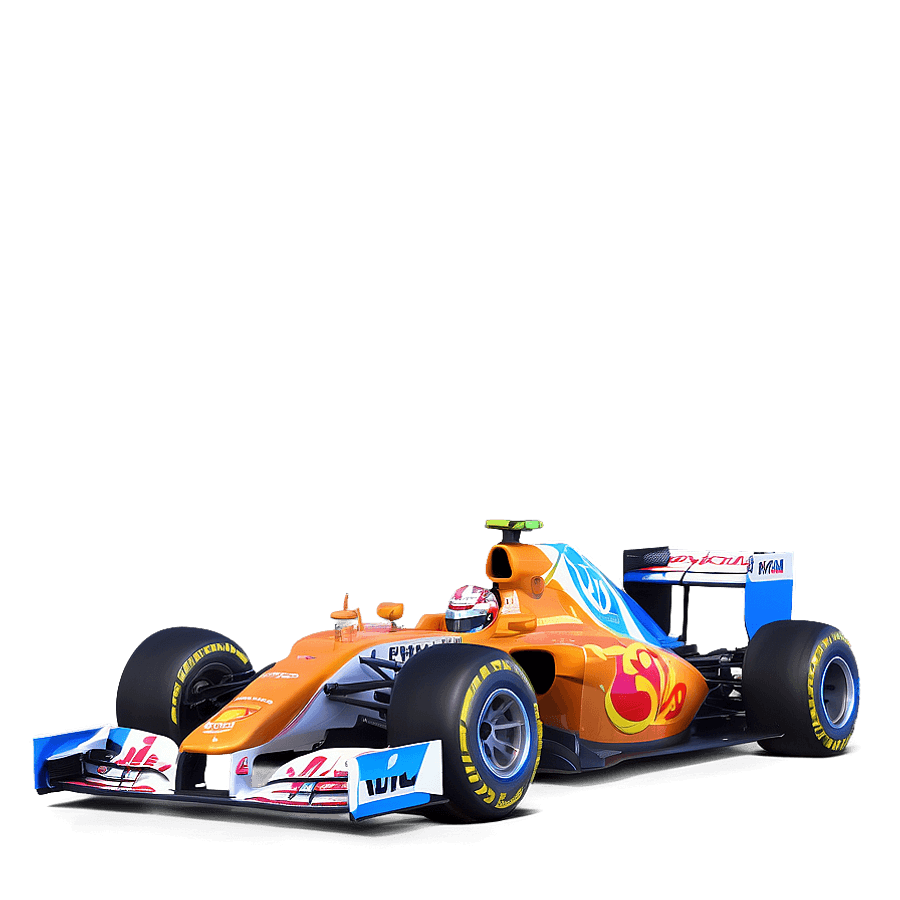 Aerodynamic Formula One Car PNG pia81
