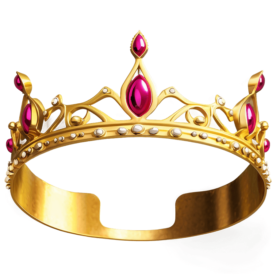 Golden Crown Design PNG yxx