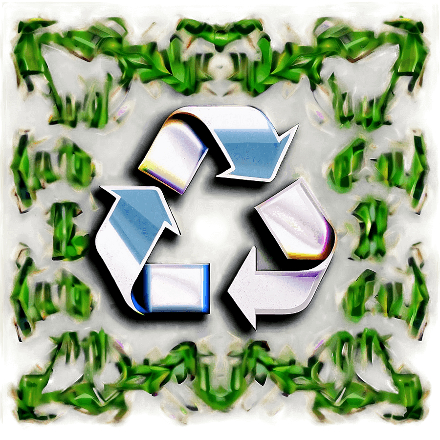 Modern Recycle Logo PNG puy