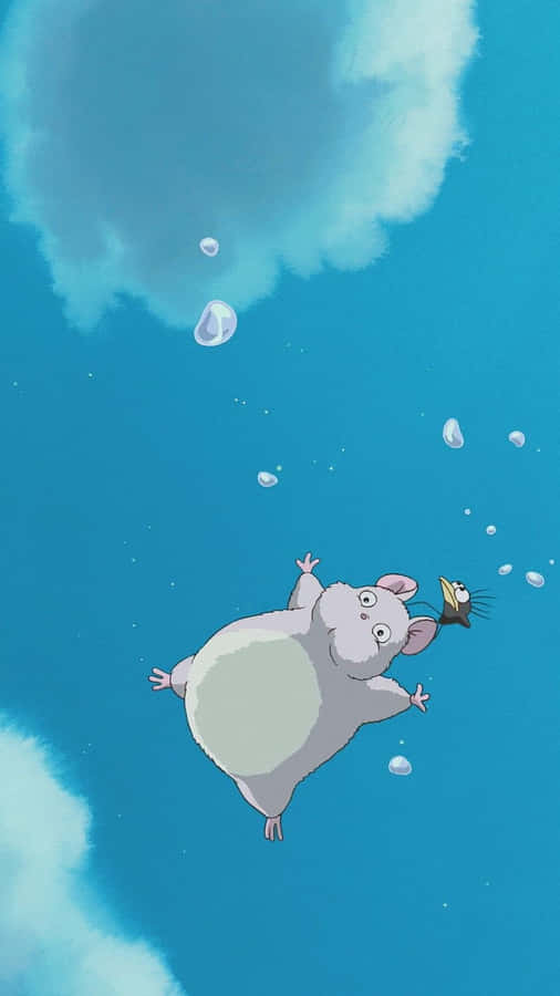 Rato Dançante do Ghibli no Céu