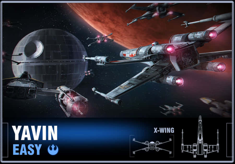 ICaccia X-wing Mostrati Durante la Battaglia di Yavin