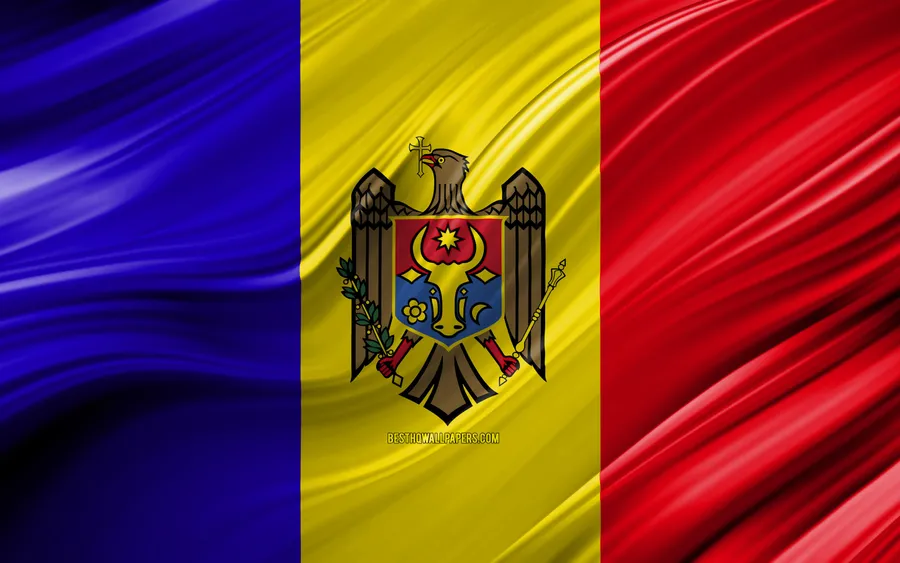 Moldova flag logo wallpaper