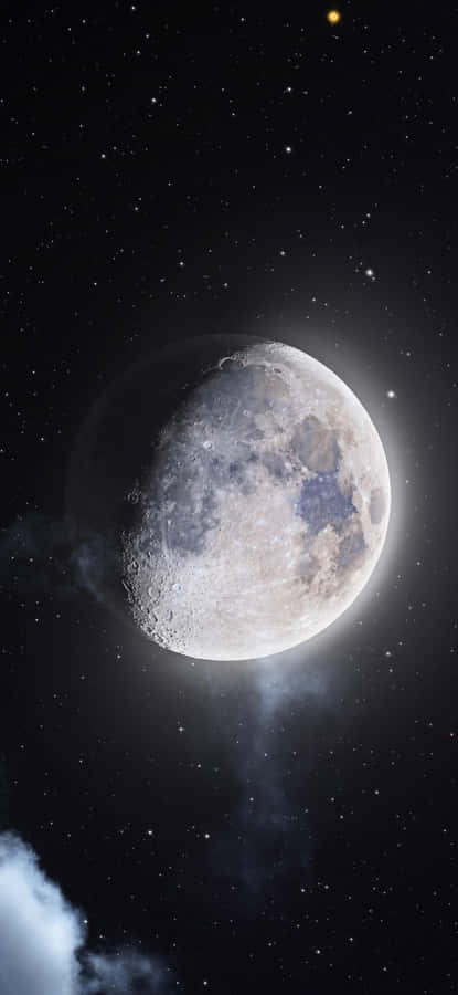 Fundode estrelas e lua