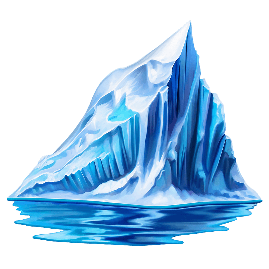 Abstract Iceberg Concept PNG gio