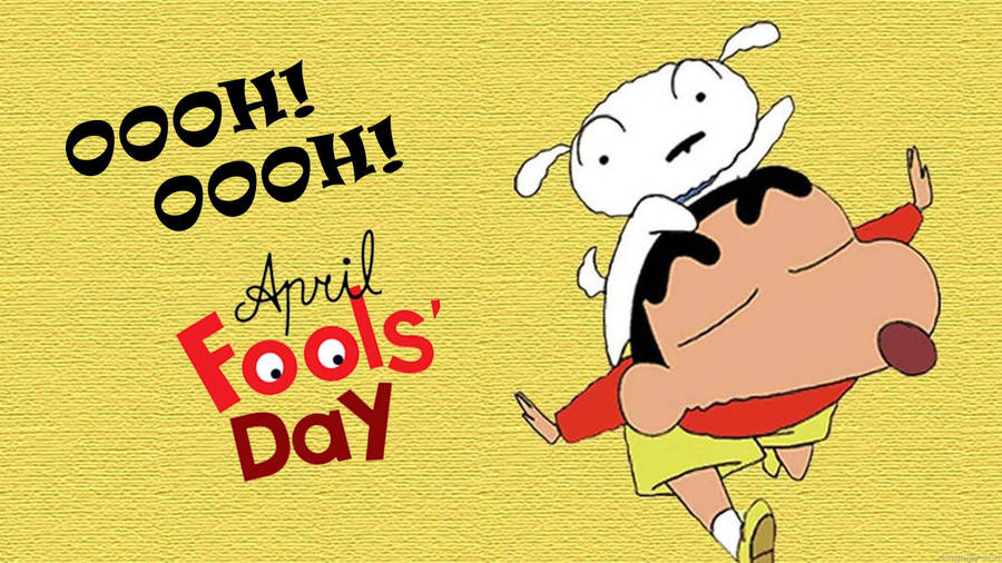 "AprilFools Day Shinnosuke Nohara" would translate to "Aprilskämt Shinnosuke Nohara" in Swedish. When it comes to computer or mobile wallpaper, this could refer to a playful wallpaper featuring the manga and anime character Shinnosuke Nohara, perhaps with some references to April Fool's Day incorporated into the design.