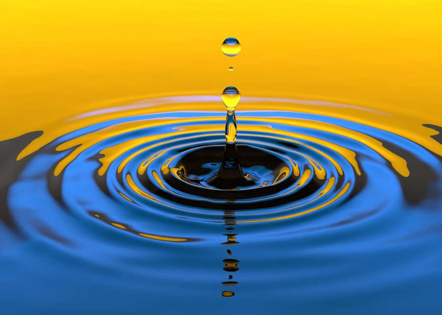 SchönerHintergrund mit Wassertropfen-Rippeln