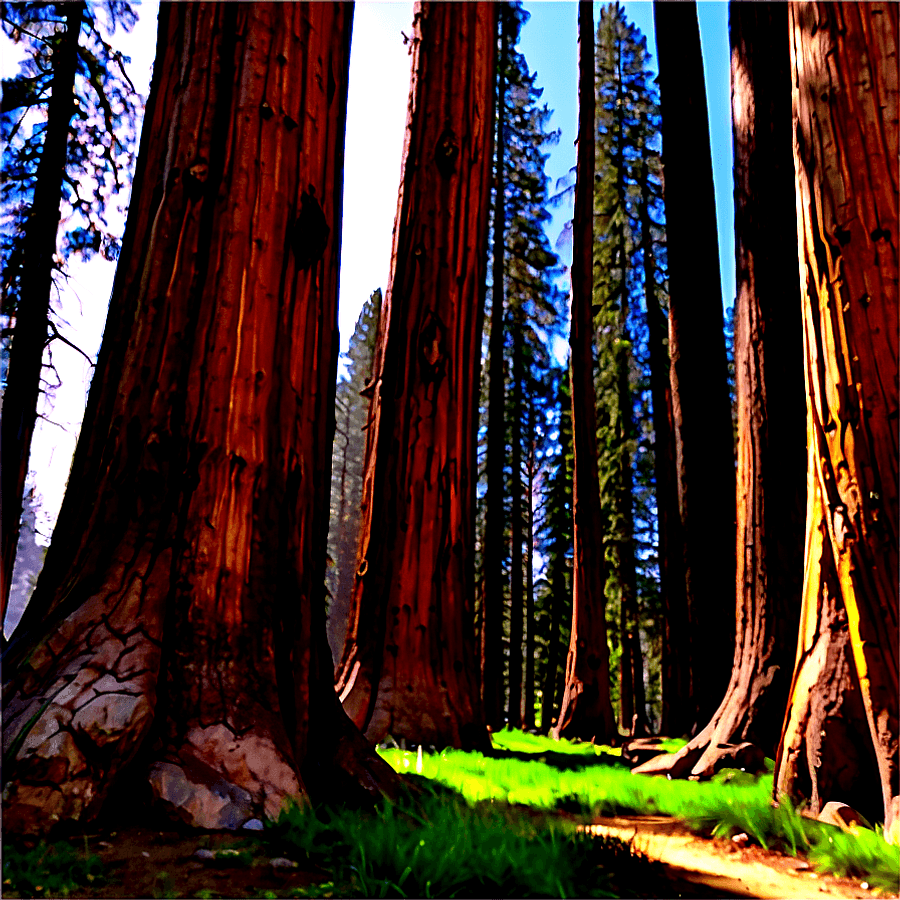 Ancient Sequoias Yosemite Forest PNG 91