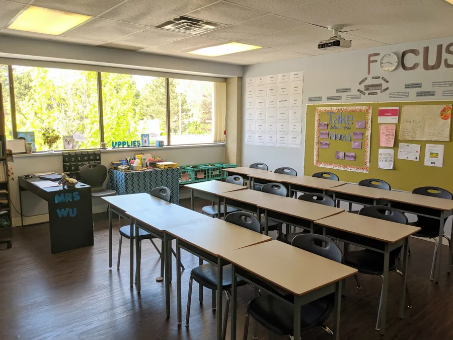 Real Classroom Background
