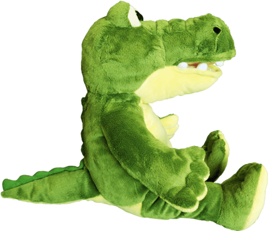 Green Plush Alligator Toy