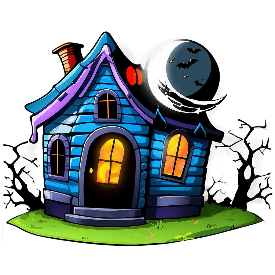 Dreamcore Haunted House PNG 19