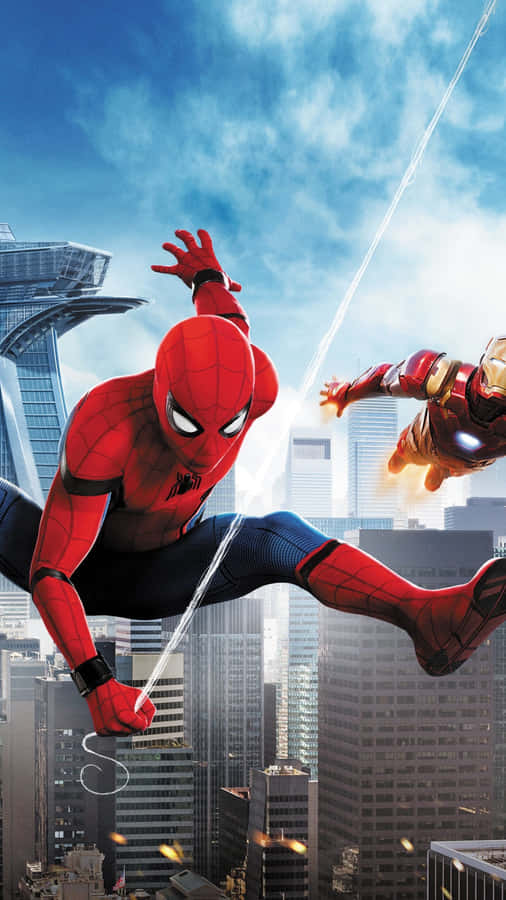 Spidermanstürzt sich auf die Straßen von New York City