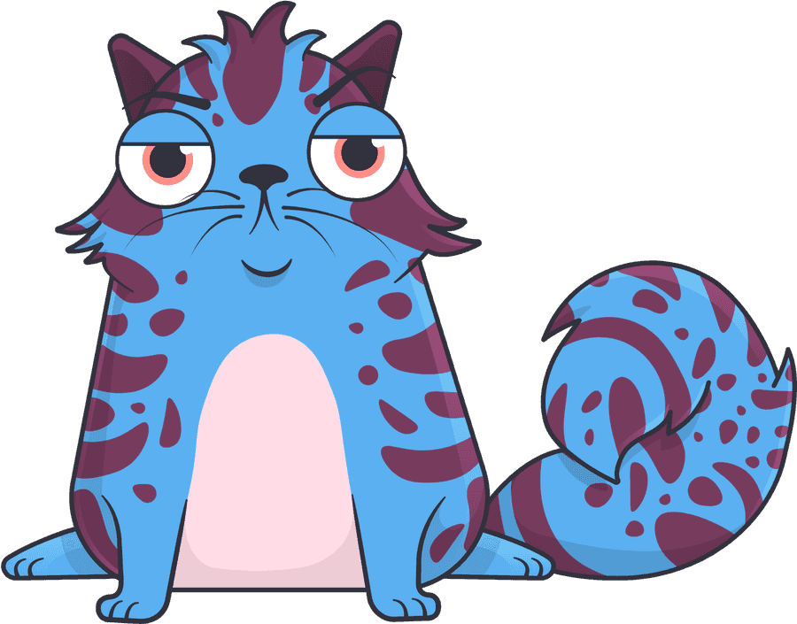 Naughty Illuminati - Cryptokitties - Cartoon, HD Png Download