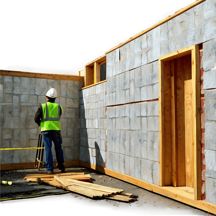 Building Renovation Under Construction PNG 41