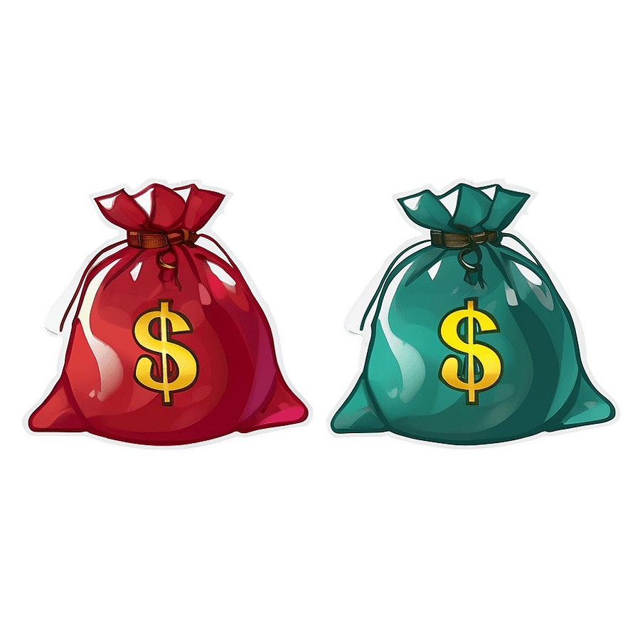 Fantasy Money Bag Representation PNG 60