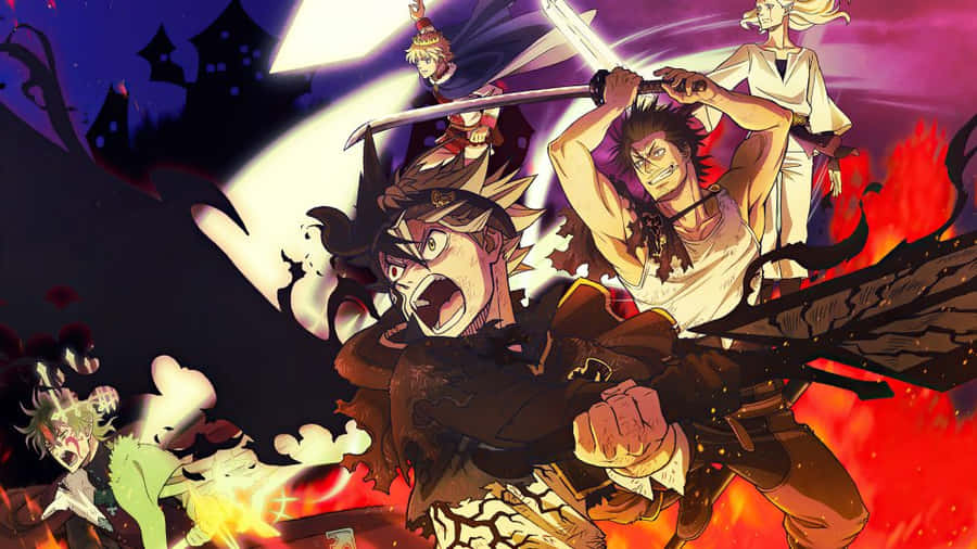 Cena de Batalha Épica de Anime