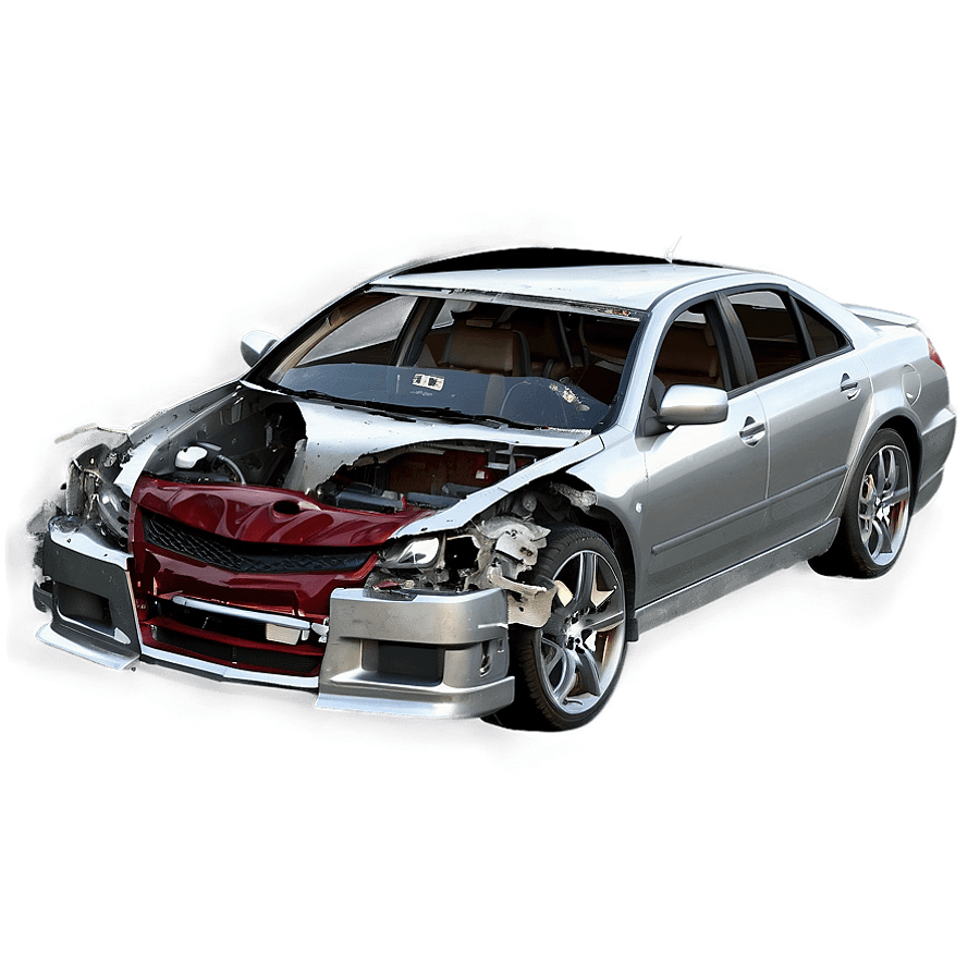 Modern Broken Car PNG oqy