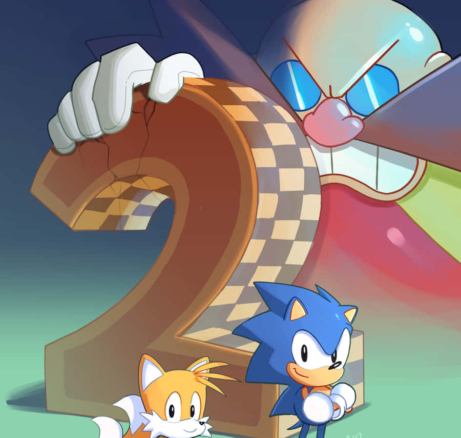 Sonicog Tails 2400 x 2277 tapet.