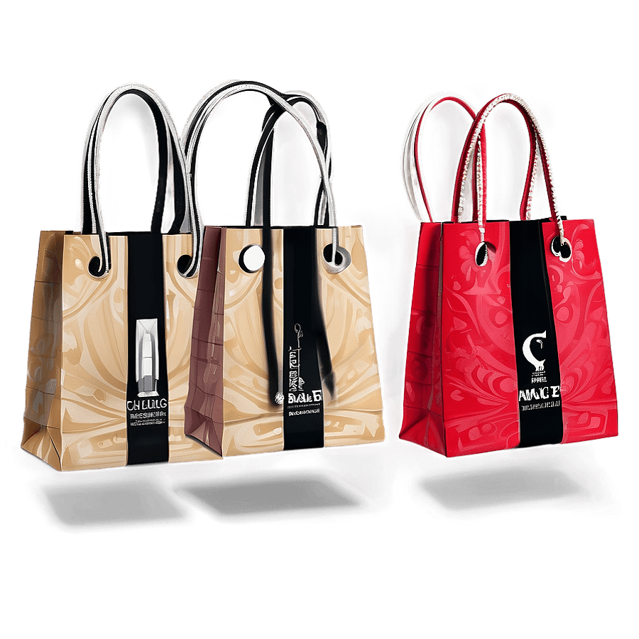 Shopping Bags with Compartments PNG lld30