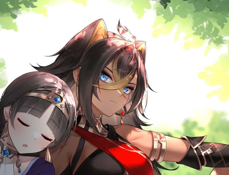 Selfie de Guerreiro Animado