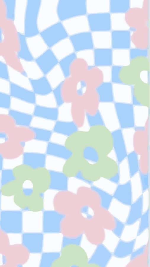 Padrão Floral Pastel Dinamarquês