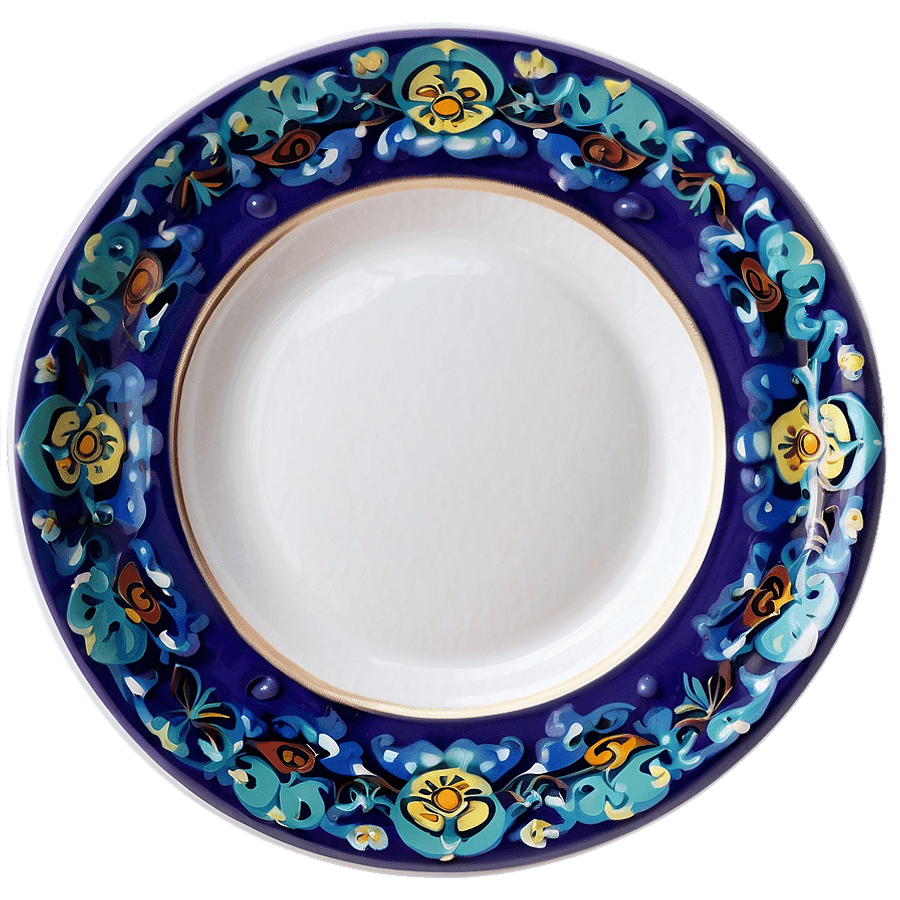 Decorative Plate Design PNG gga
