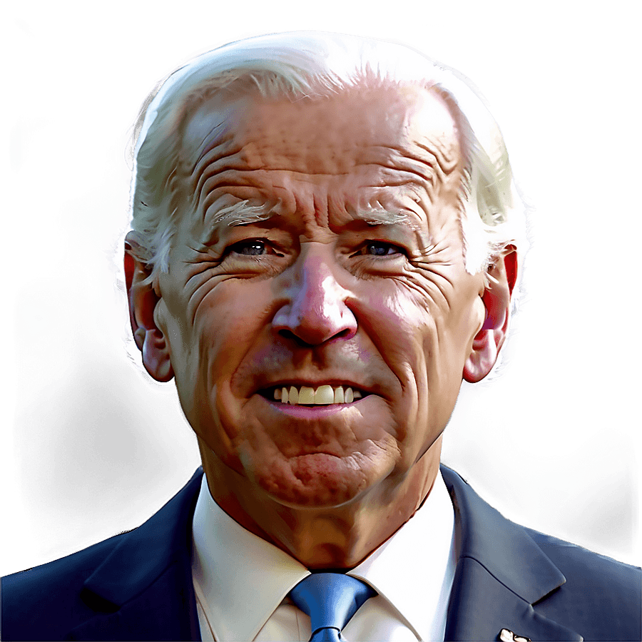 Joe Biden Official Portrait PNG 75