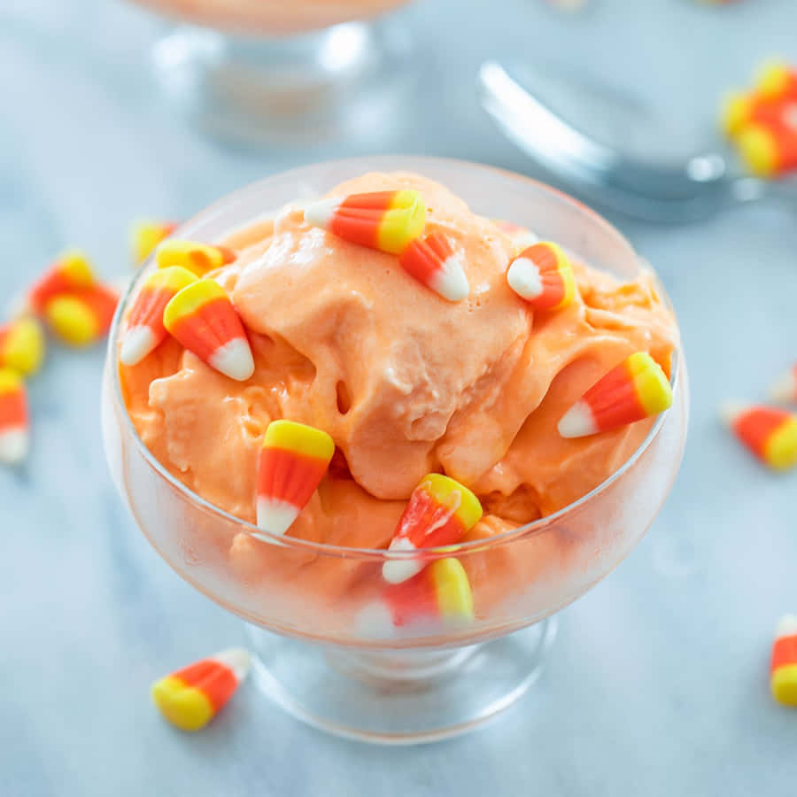 Sobremesa com Sabor de Candy Corn