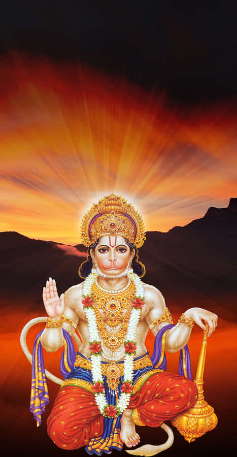 Latar Belakang Senja Lord Hanuman