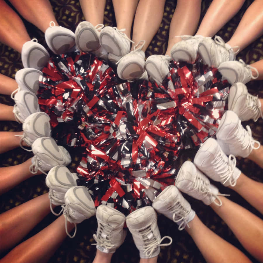 Cheerleading Pom Poms Kreis