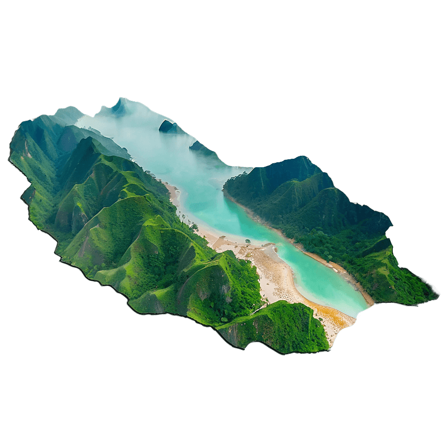 Vietnam Landscape Mountains PNG 92