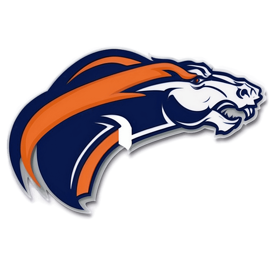 Modern Broncos Logo PNG lgj