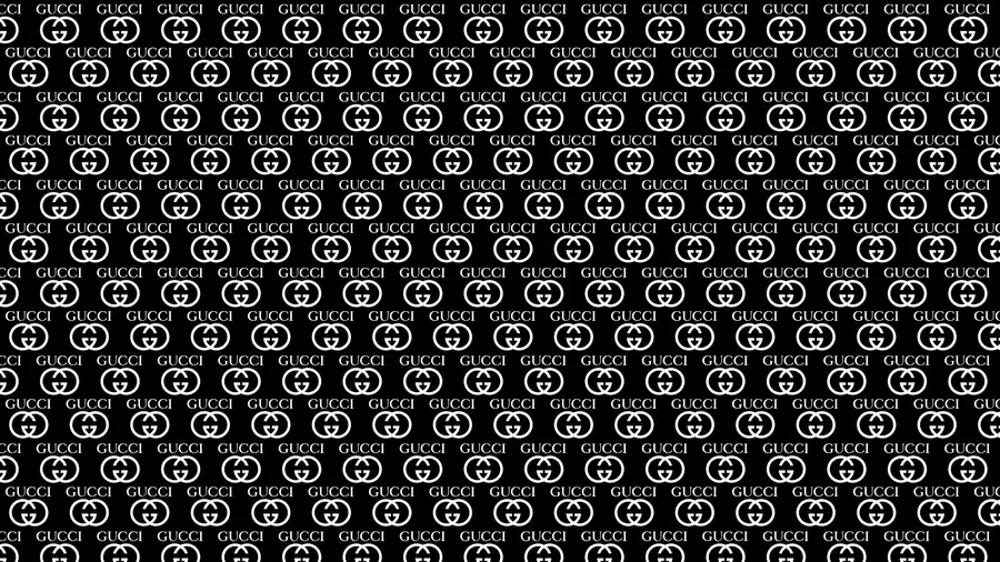 Monochromic Gucci Pattern