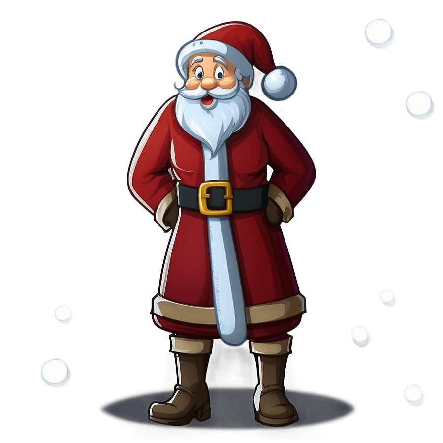 Cartoon Santa Coat PNG aka