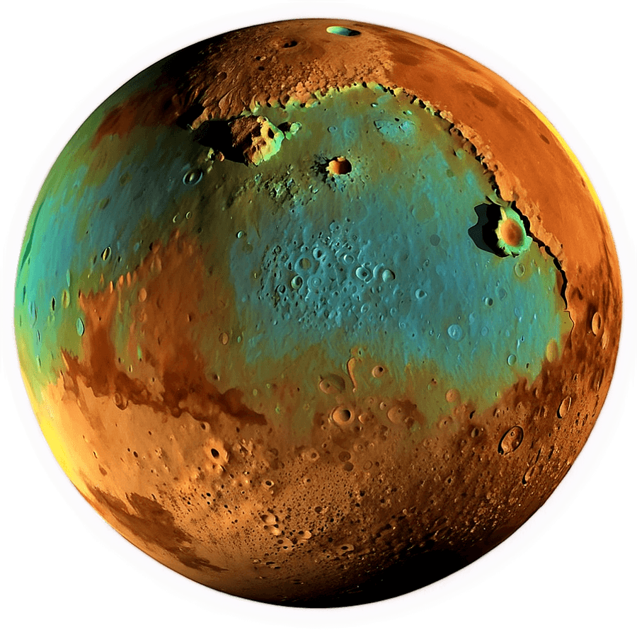 Mars Geological Features PNG ccf
