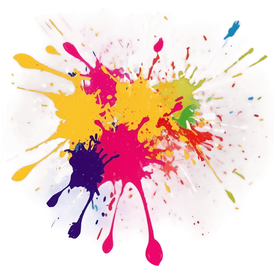 Splatter Paint Abstract Wallpaper PNG 06272024