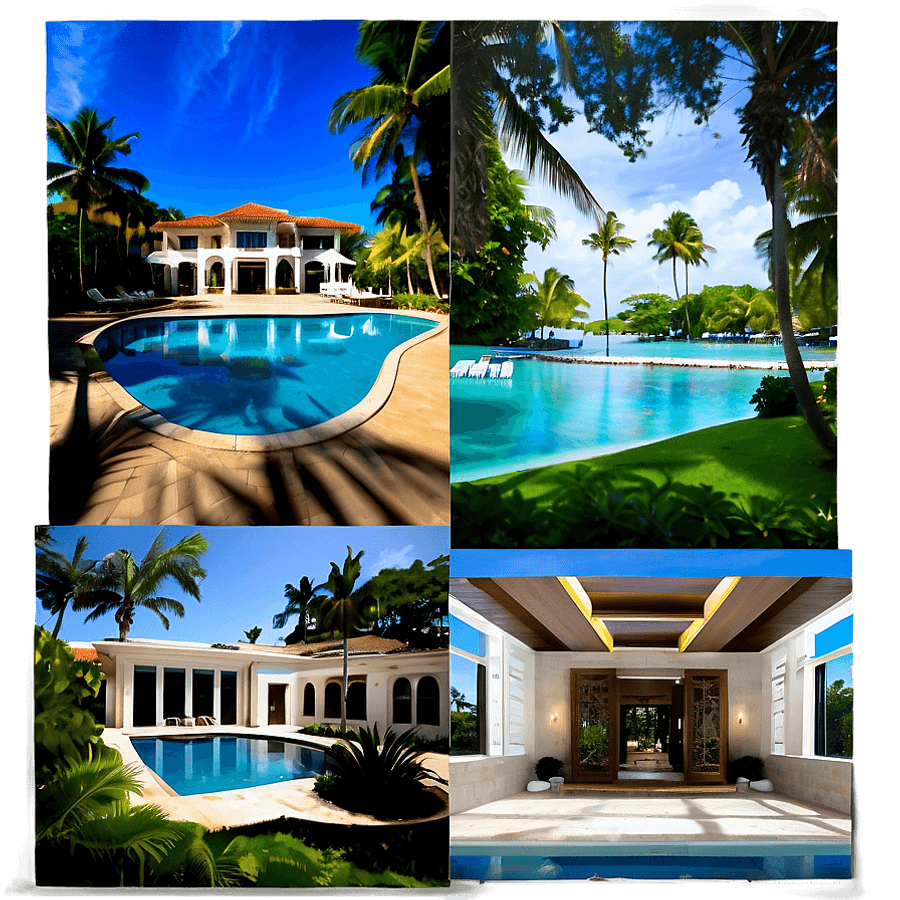 Star Island Miami Mansions PNG qtm63