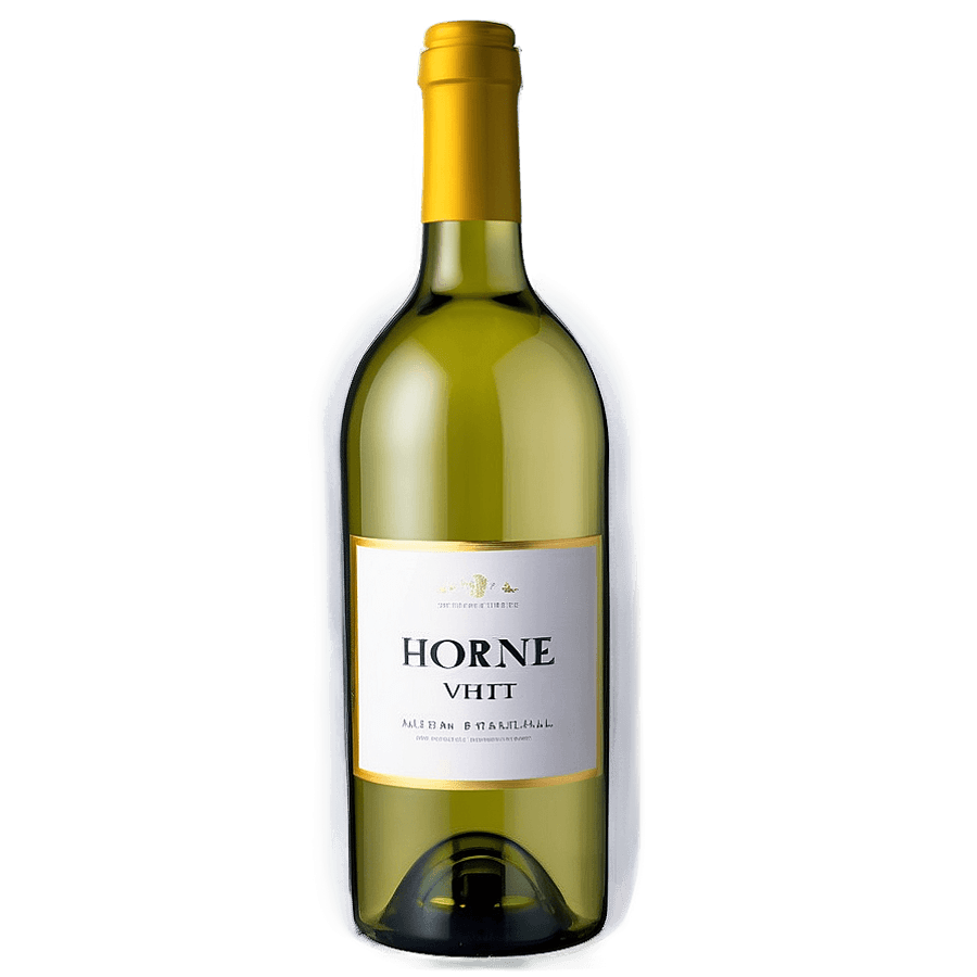 Modern White Wine Label PNG aan31