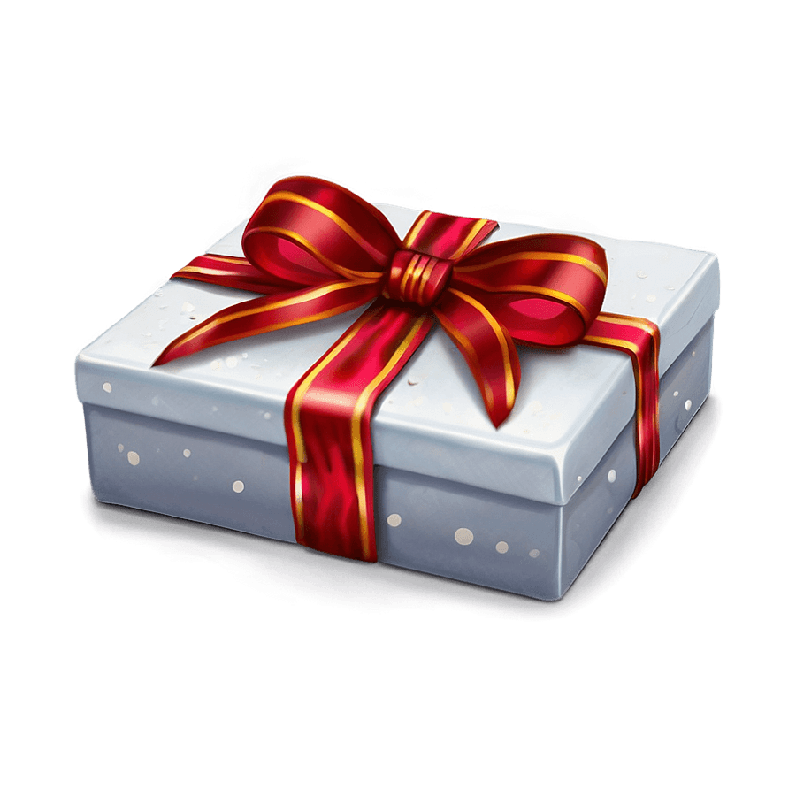 White Gift Box PNG 05252024