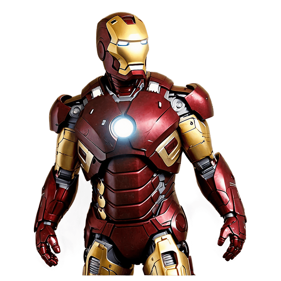 Iron Man Battle Damaged Suit PNG tua