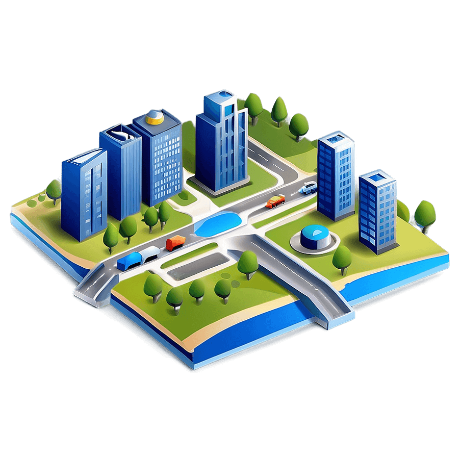 City Map Icon PNG 05252024