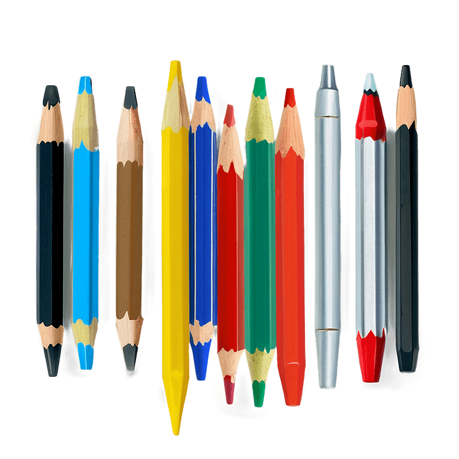 Artistic Pencils PNG 05262024