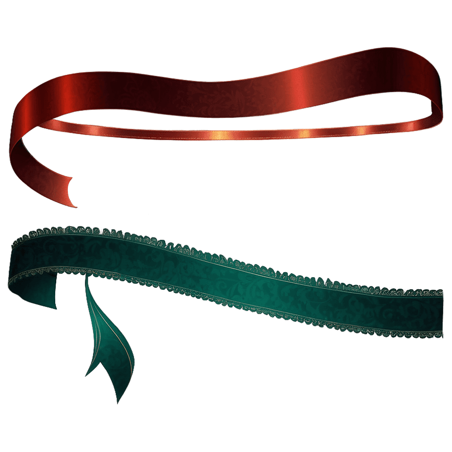 Green Ribbon Banner PNG gvl