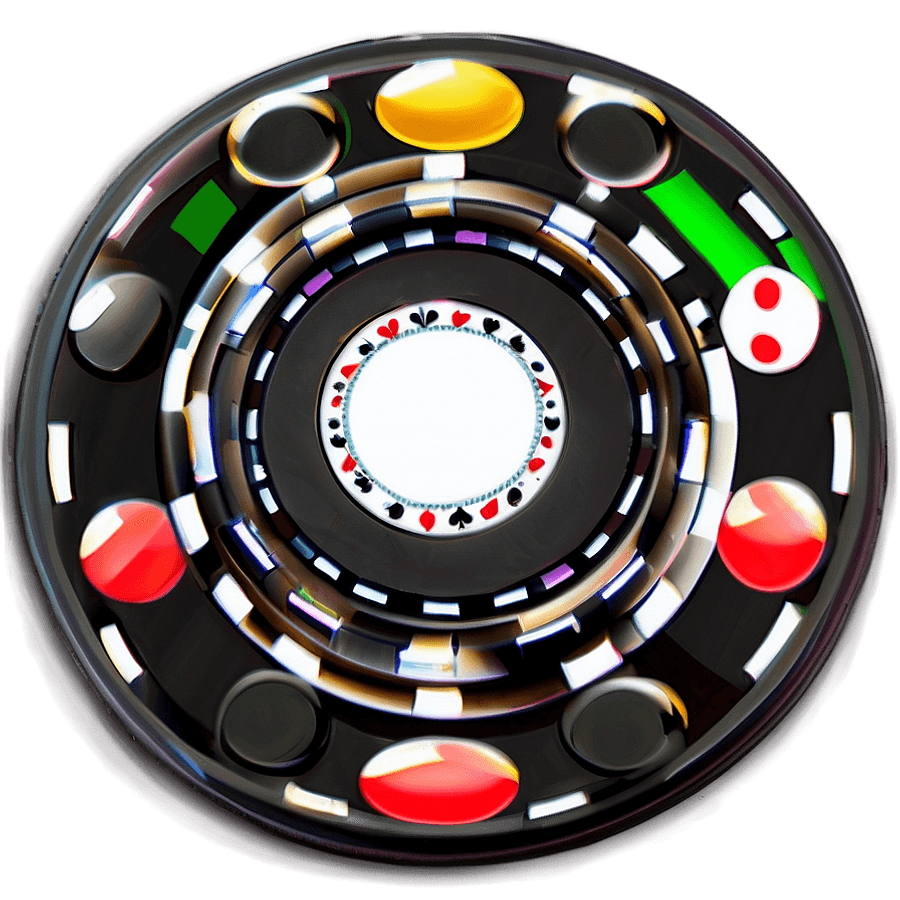 Poker Chip Outline PNG npb