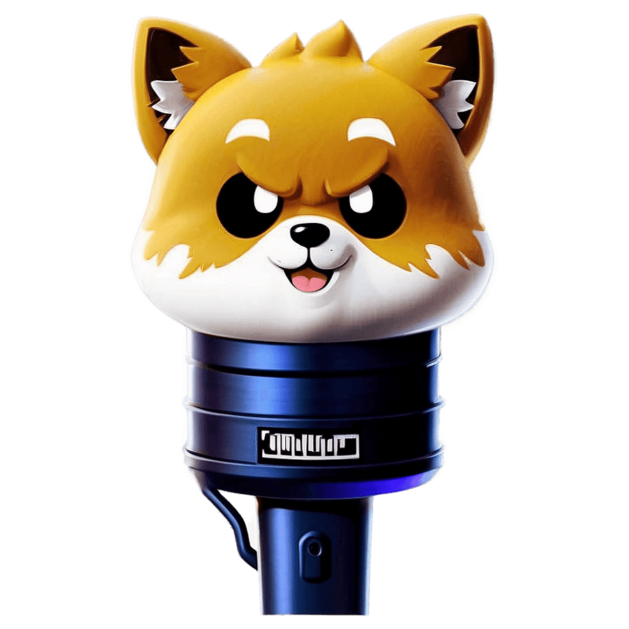 Aggretsuko Karaoke Microphone PNG waw