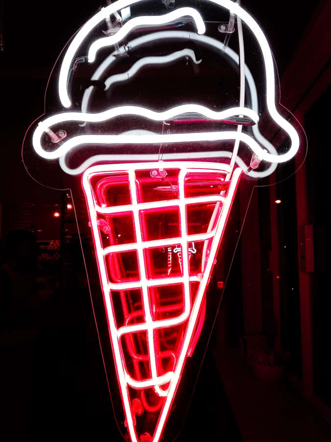 Installazioneartistica di luci al neon psichedeliche e vibranti