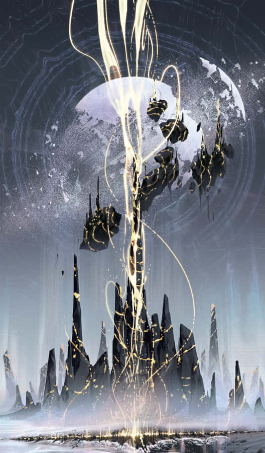 Arte de Energia Etérea Ascendente