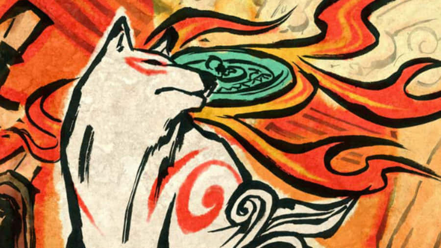 Ensmuk genskabelse af det klassiske spil Okami HD.
