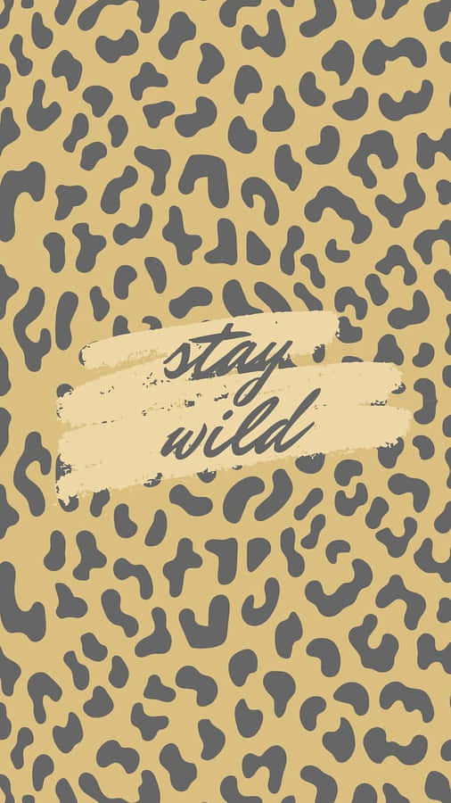 Motivo di Stampa Leopardo Resta Selvaggio